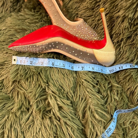 Christian Louboutin Sparkling Nude Heels - Picture 10 of 14